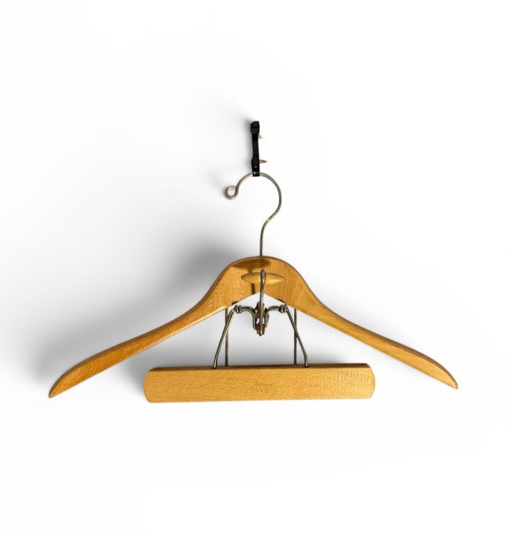 Vintage SETWELL Wooden Suit Pant Hanger Wood USA